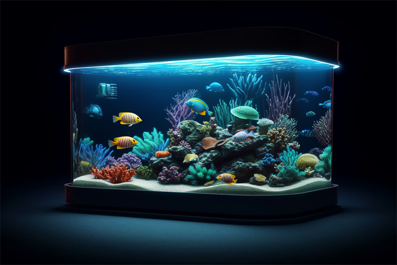 The fish tank decoration industry