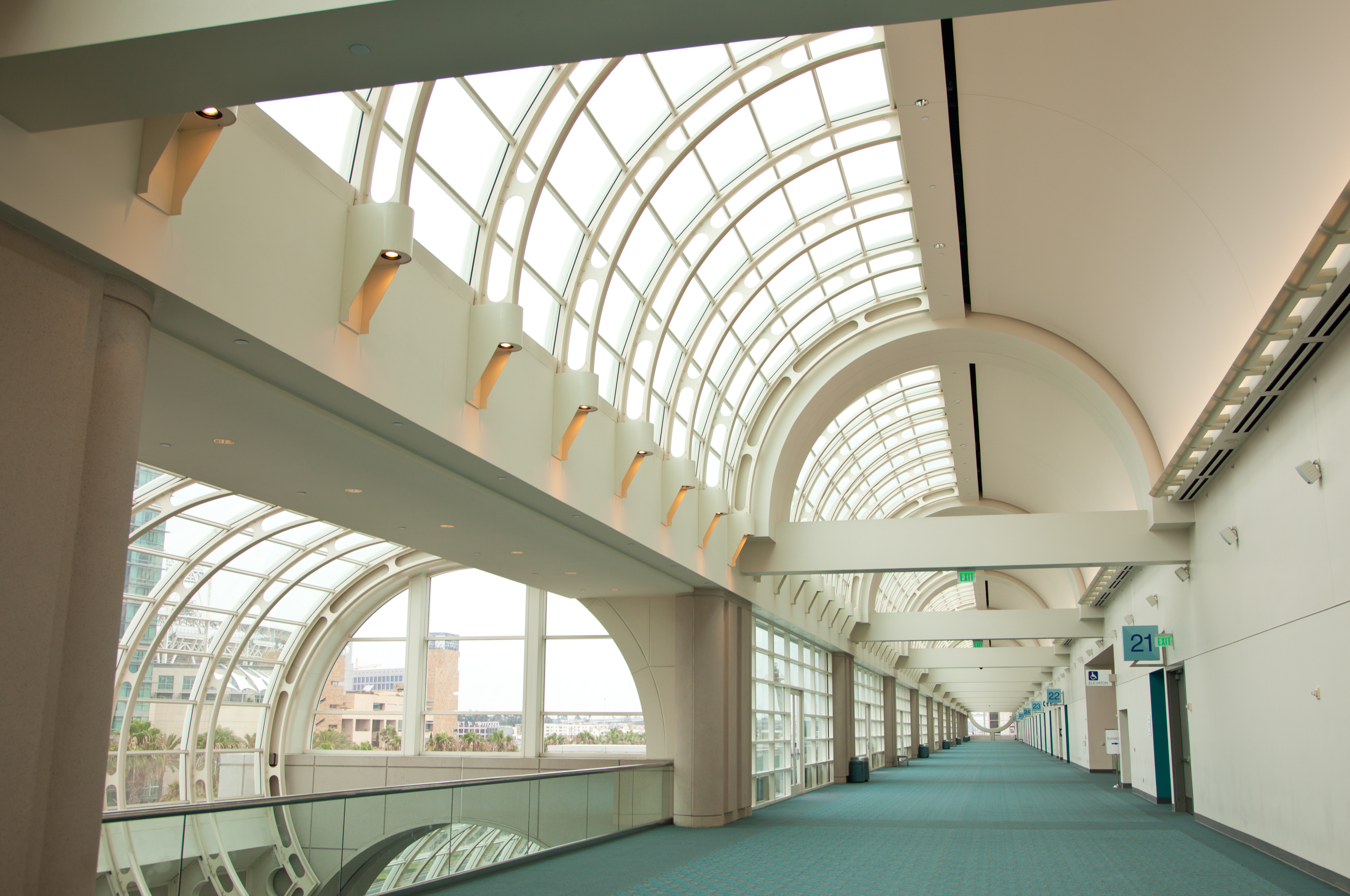Glass building industry